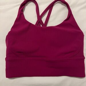 Lululemon magenta sports bra